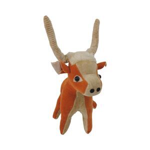 Dakin Dream Pets Orange Longhorn Bull Cow Japan Vtg UT Bevo